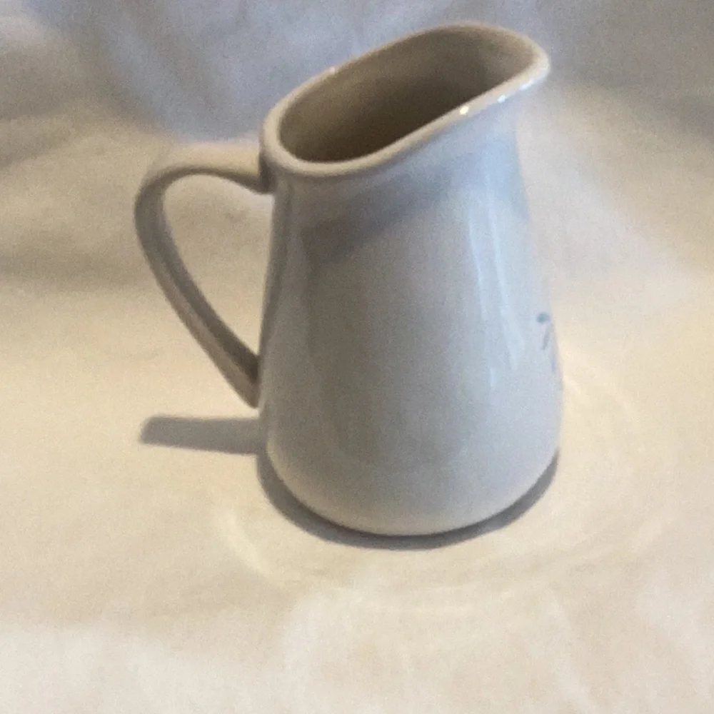 Rae Dunn Blue Floral Sugar and Cream Set